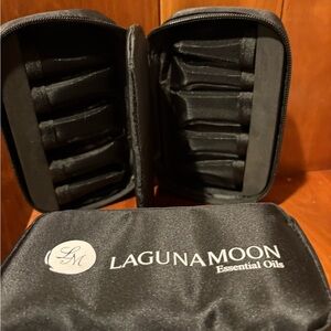LagunaMoon Essential Oils Black Travel Case
